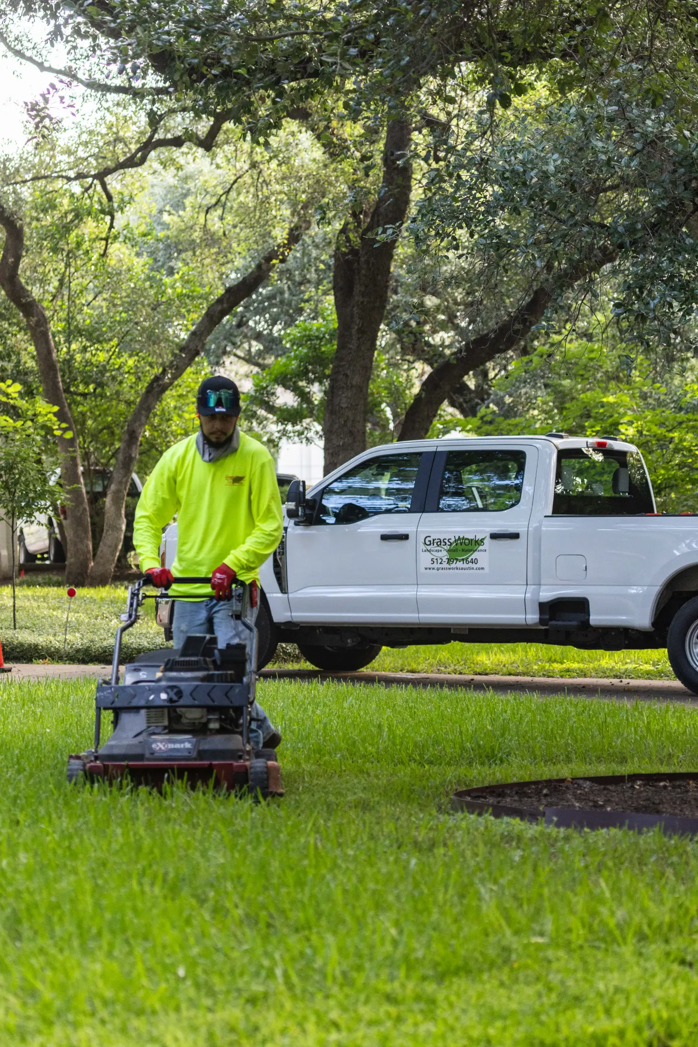 Grass Works vehicle